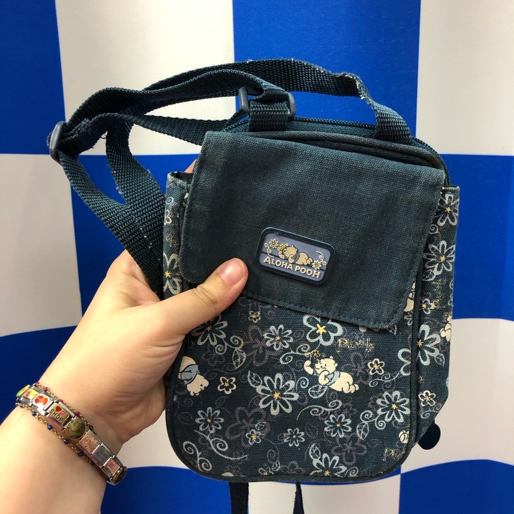 Aloha Pooh Floral Crossbody Bag